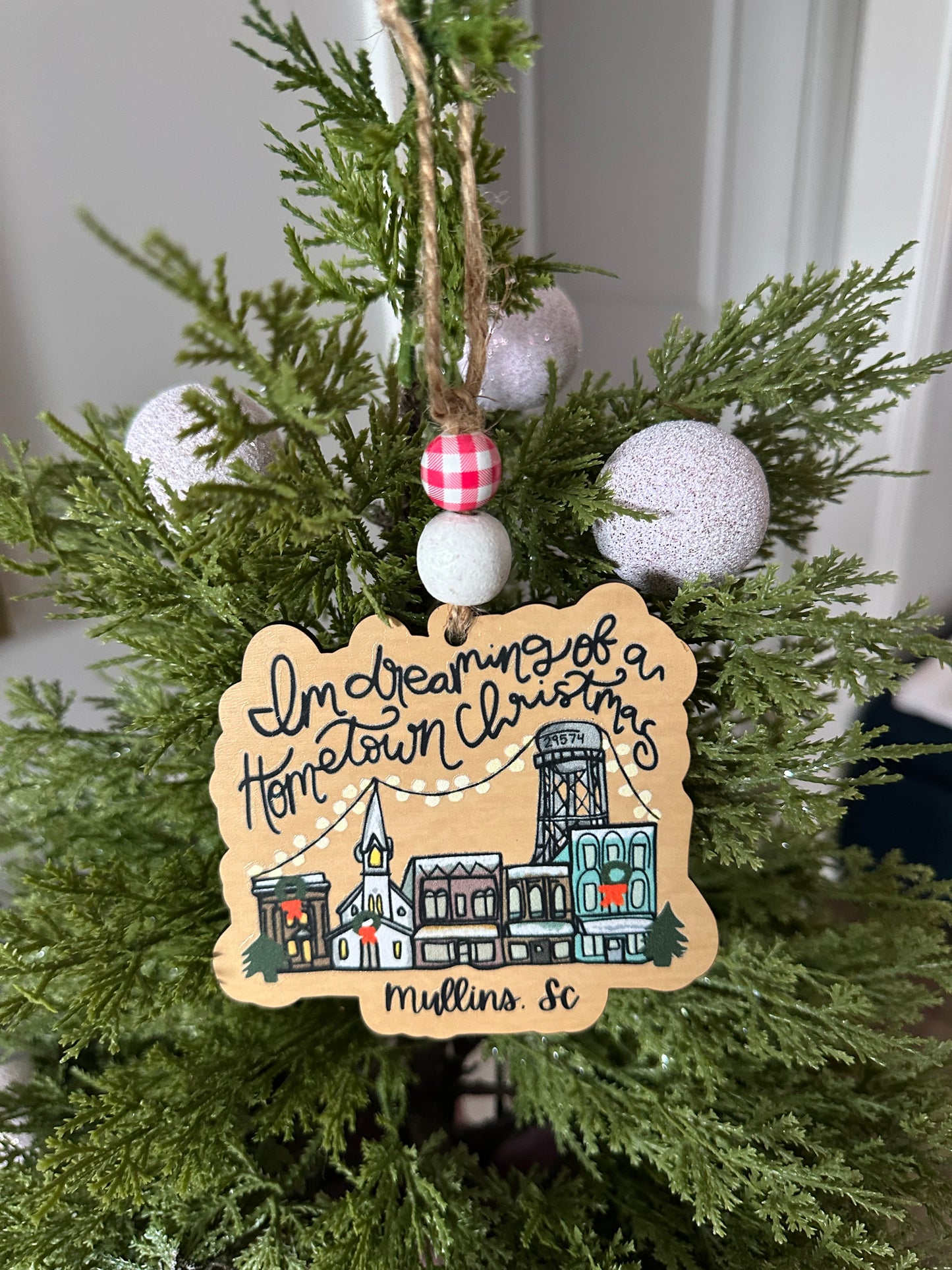 Home Town Christmas Ornament -Mullins