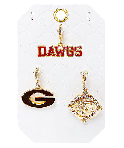 Georgia Set of 3 Charms