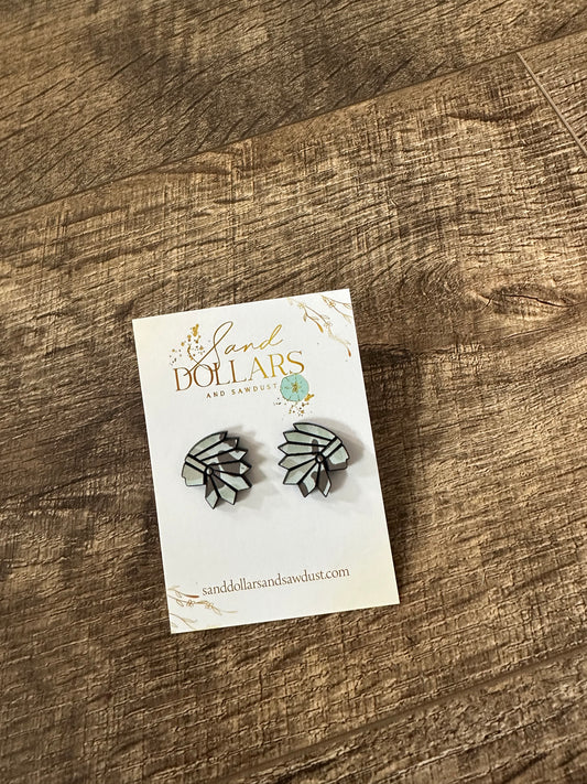 Camo Chief Stud Earrings
