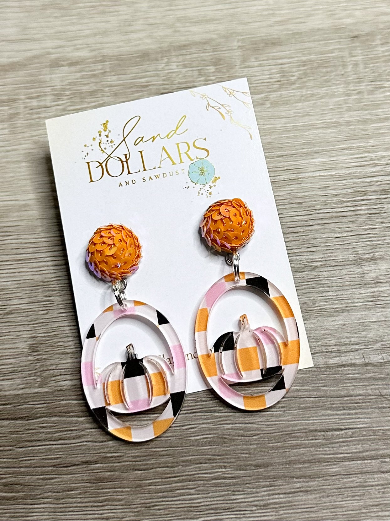 Pumpkin Earrings