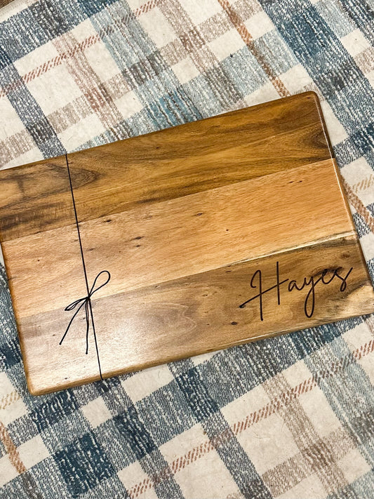 Large Wood Bread Board