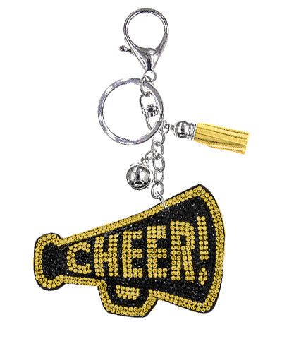 Megaphone Keychain Black/Yellow