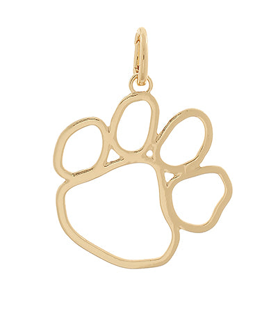 Paw Gameday Gold Pendant