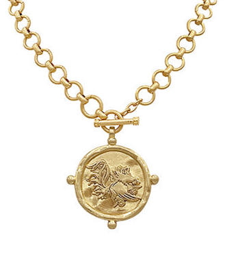 Gamecock Pendant Toggle Necklace