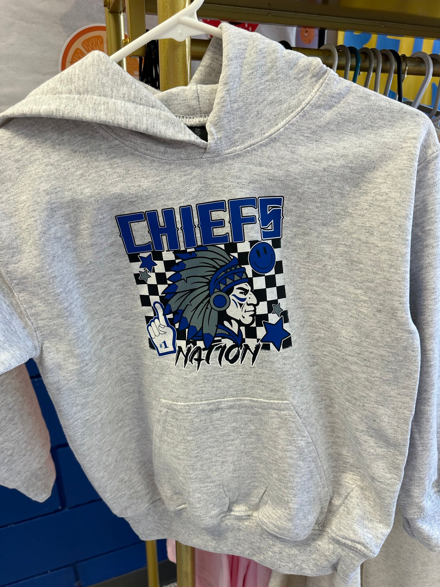 Chiefs Nation Grey Hoodie