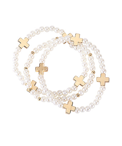 Cross Bracelet Set
