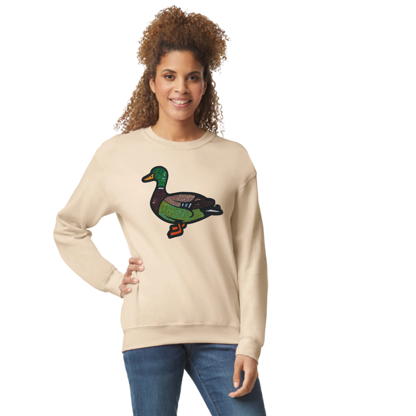Duck - Sand Crewneck Gildan Sweatshirt