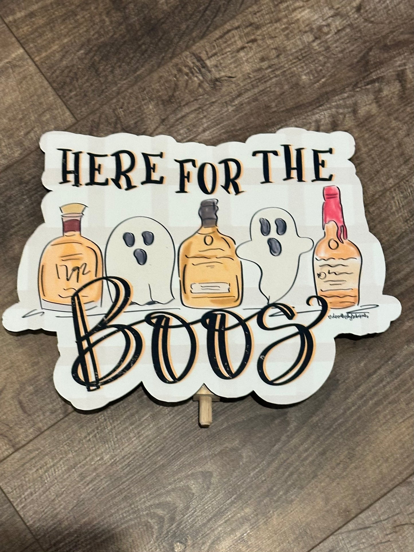 Here for the Boos Topper