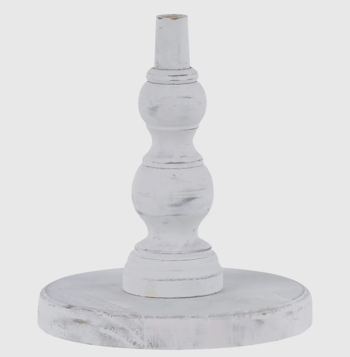 White Pedestal Base