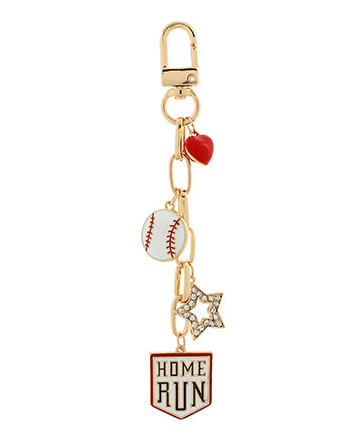 Baseball Bag Charm