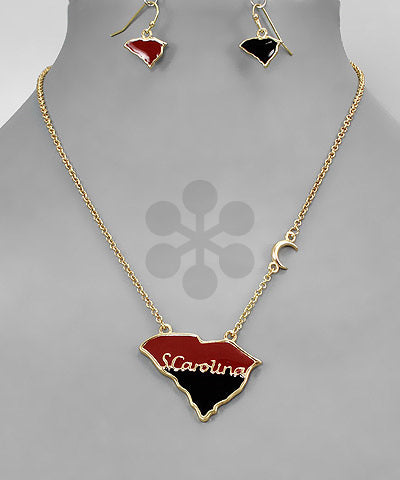 South Carolina Necklace and Earring Set