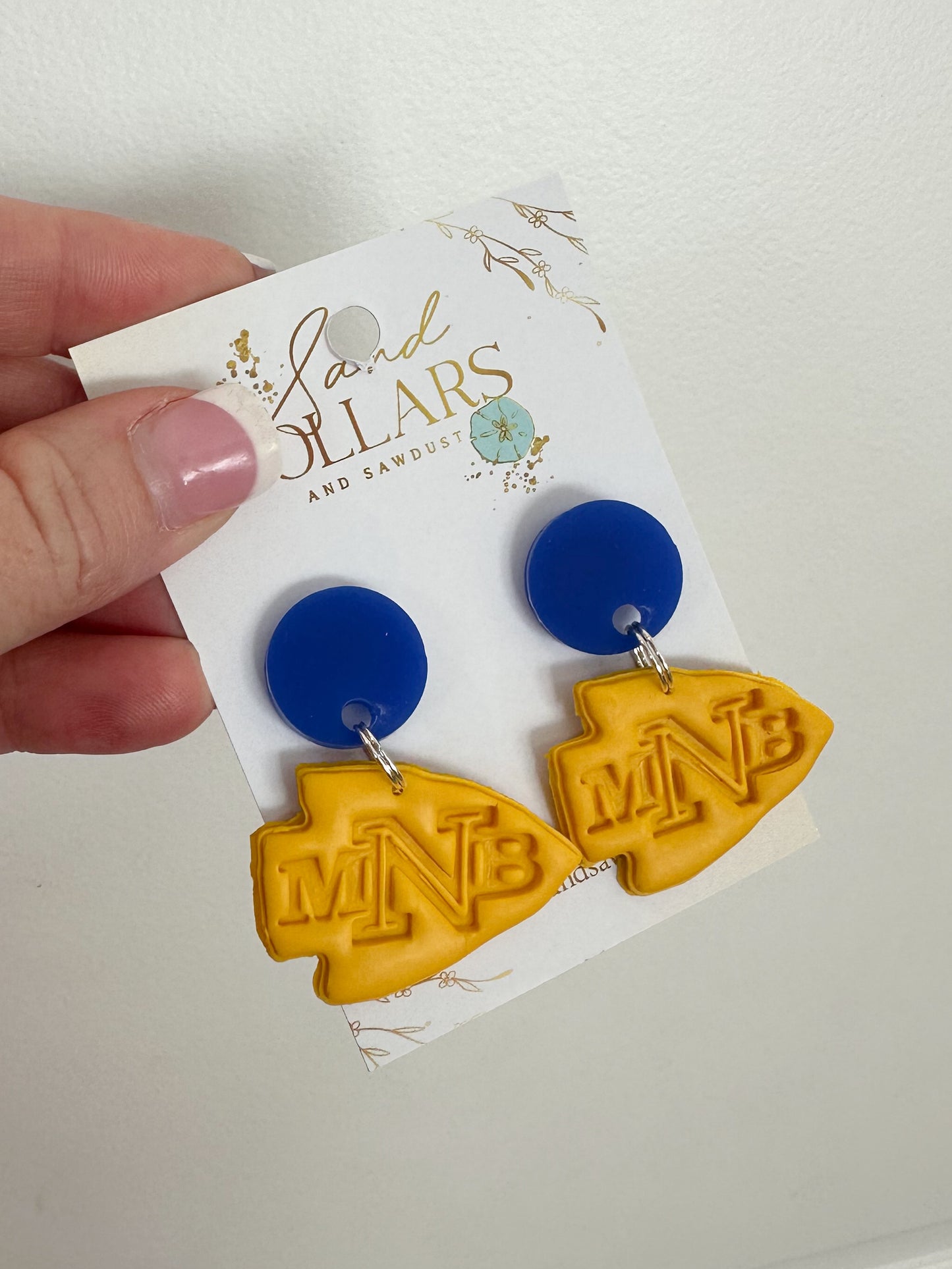 NMB Arrowhead Clay Earrings