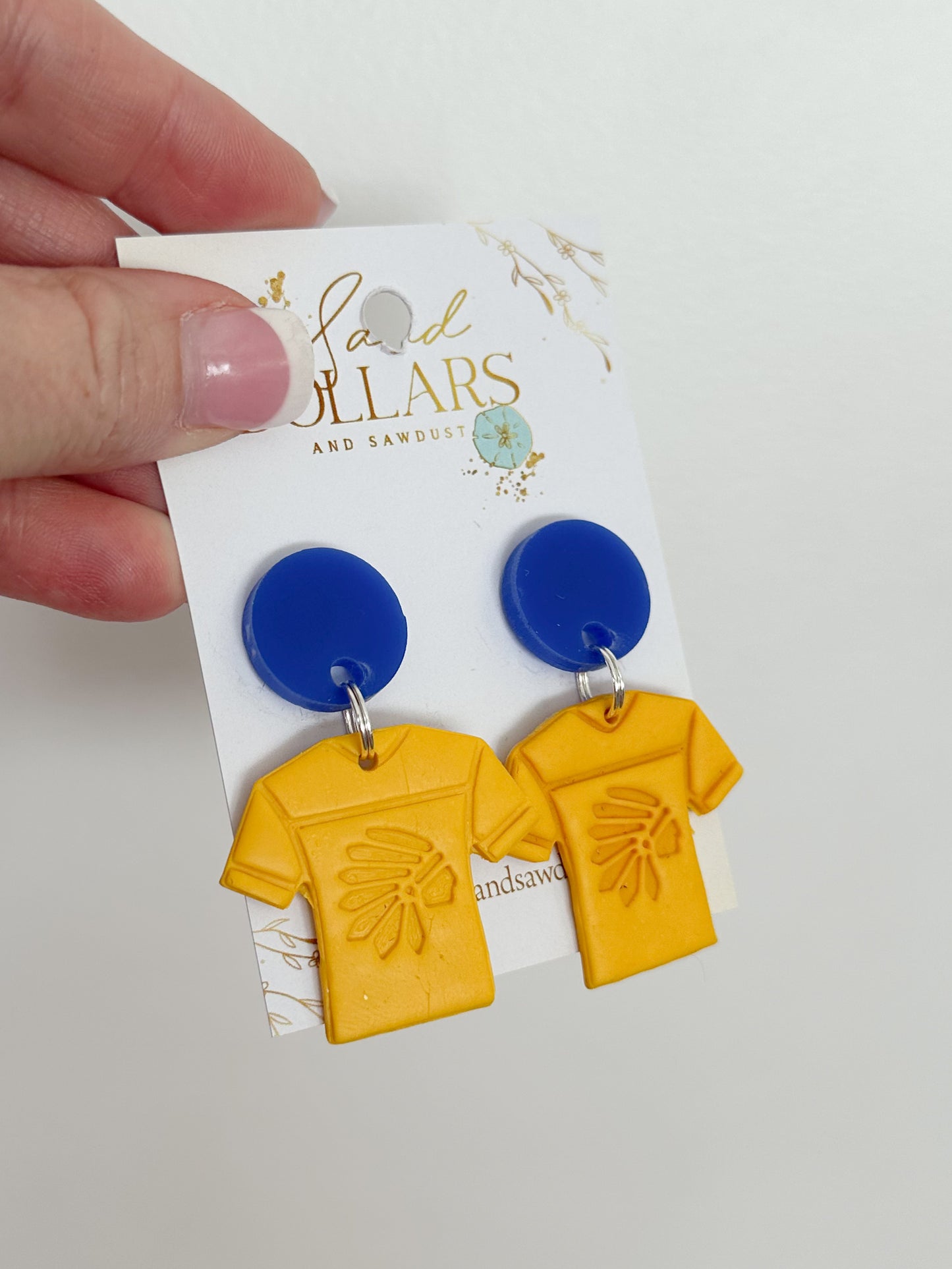 NMB Jersey Clay Earrings