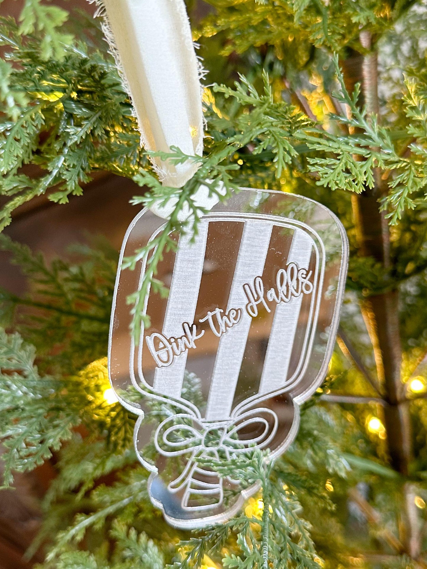 Deck The Halls with Pickleballs/Dink the Halls Ornaments