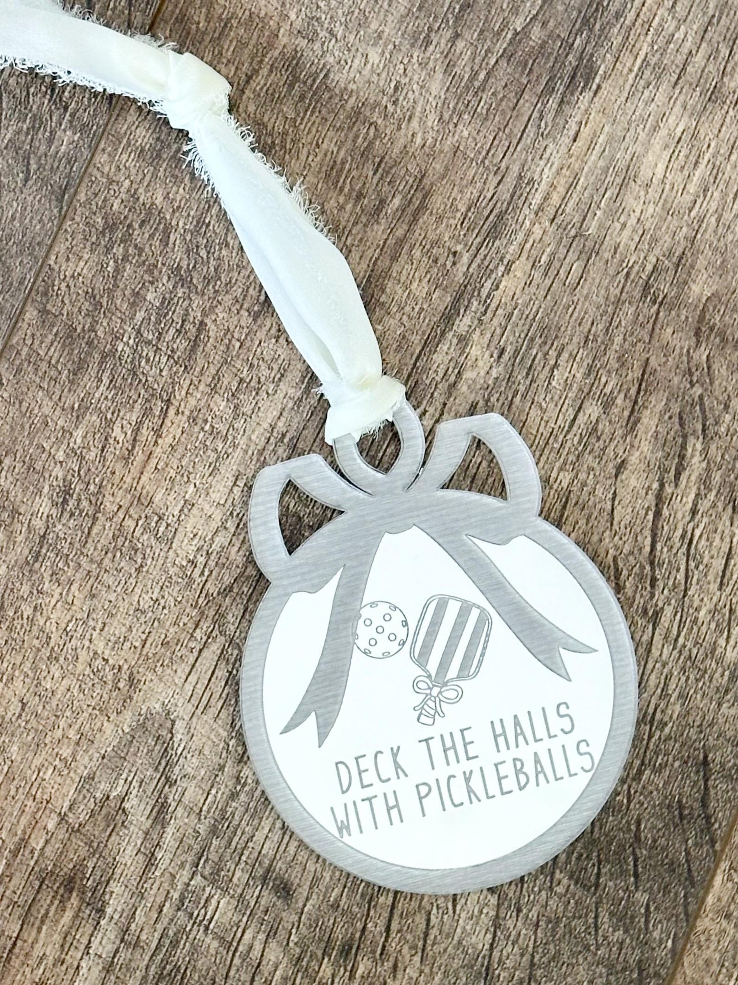 Deck The Halls with Pickleballs/Dink the Halls Ornaments
