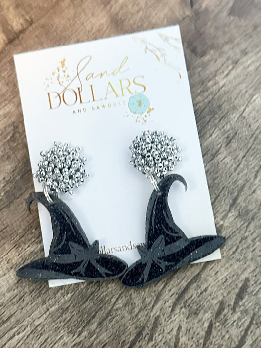 Witch Hat Earrings