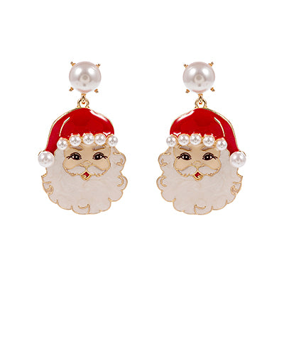 Santa Earrings