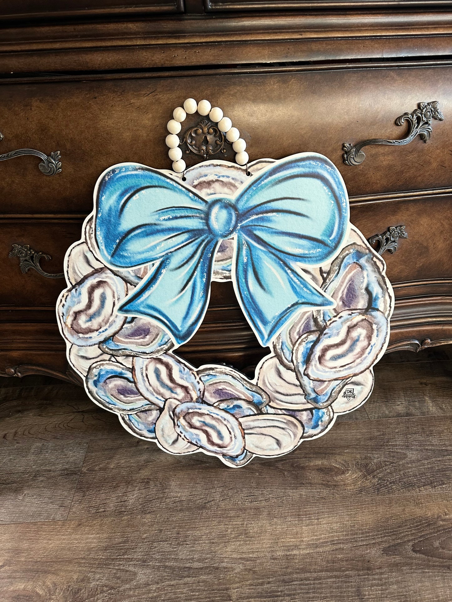 Oyster Wreath Door Decor