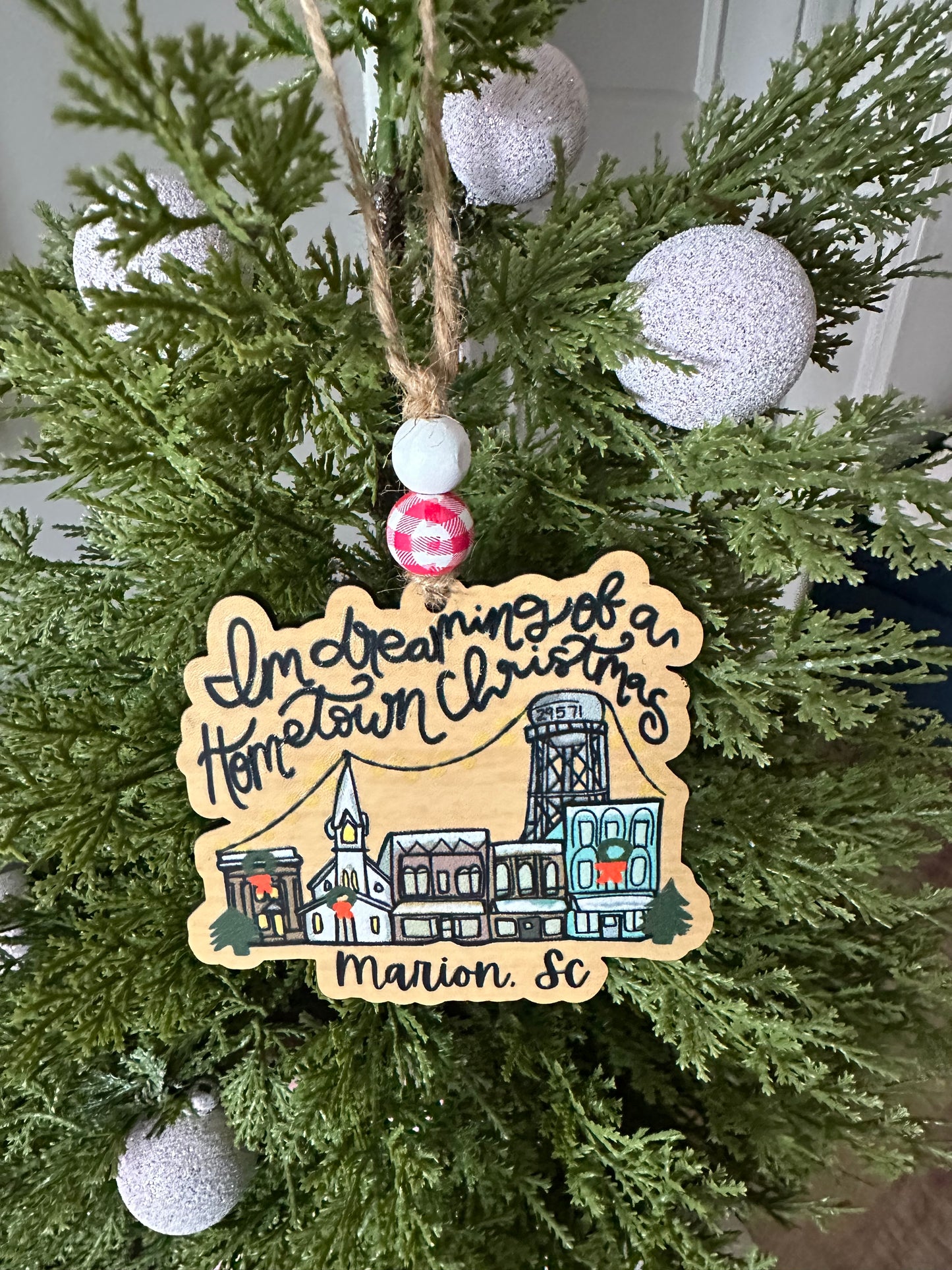 Home Town Christmas Ornament - Marion