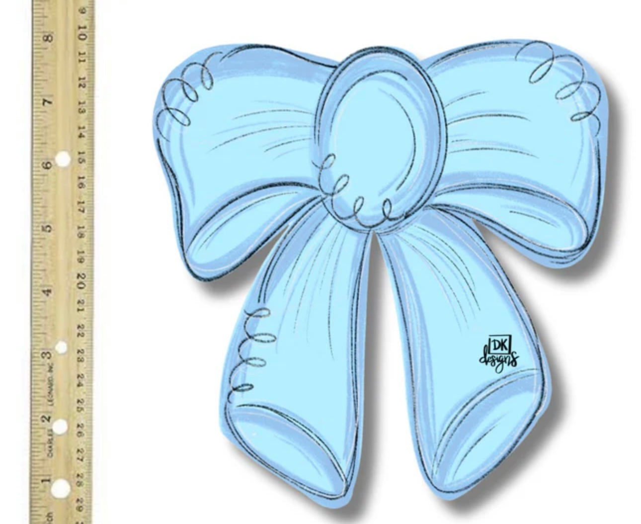 Light Blue Bow Mini