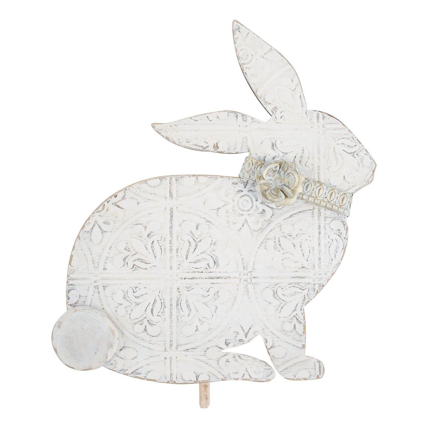 White Bunny Topper - Easter Decor