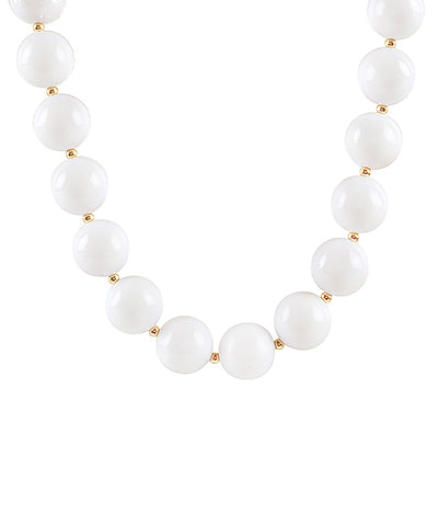 White Ball Necklace