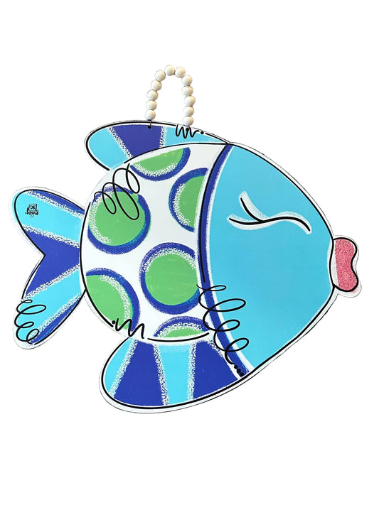 Here Fishy Door Decor