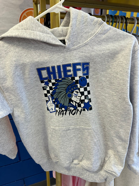 Chiefs Nation Grey Hoodie