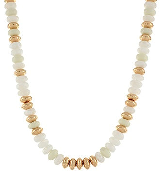 White/Gold Slider Necklace