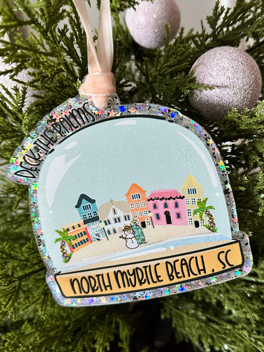 Deck the Palms NMB Christmas Ornament