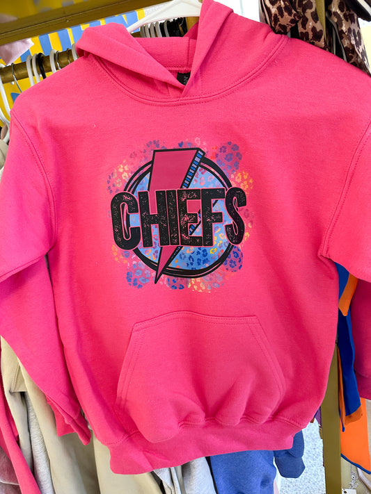 Hot Pink Chiefs Hoodie