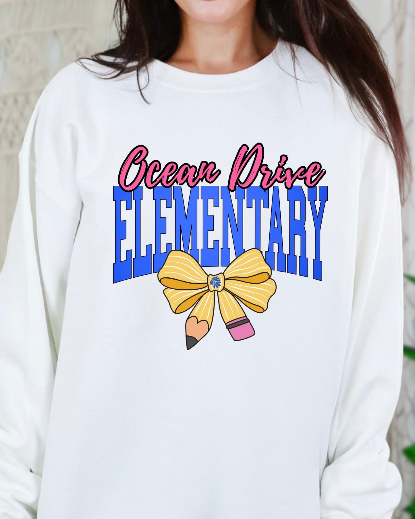 Waterway/Ocean Drive/Riverside Elementary Gildan Crewneck Sweatshirt