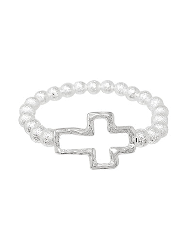 Cross Beaded Bracelet