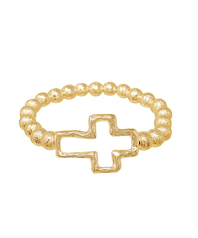 Cross Beaded Bracelet