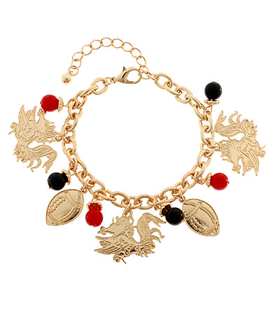 GAMECOCK Charm Bracelet