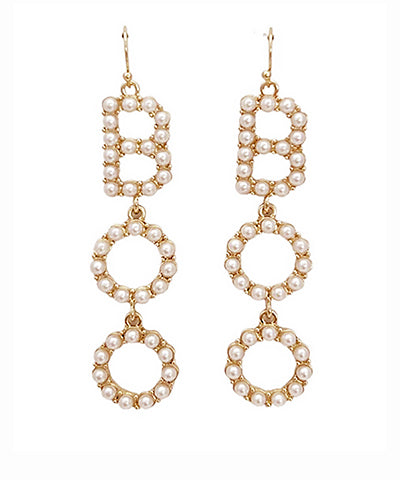 Boo Pearl Dangle Earrings