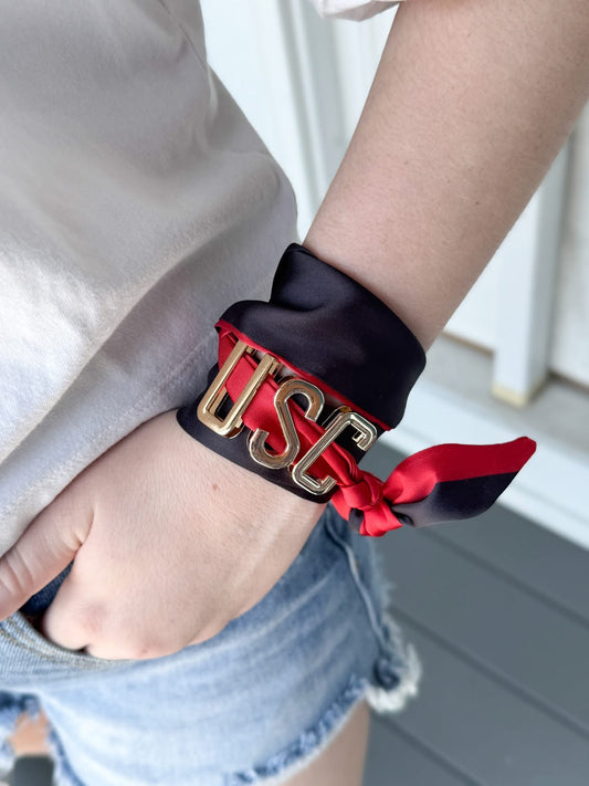 USC Scarf Bracelet