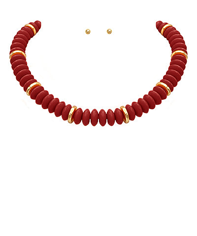 Scarlet Rings Necklace