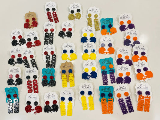 Personalized Gameday Earrings