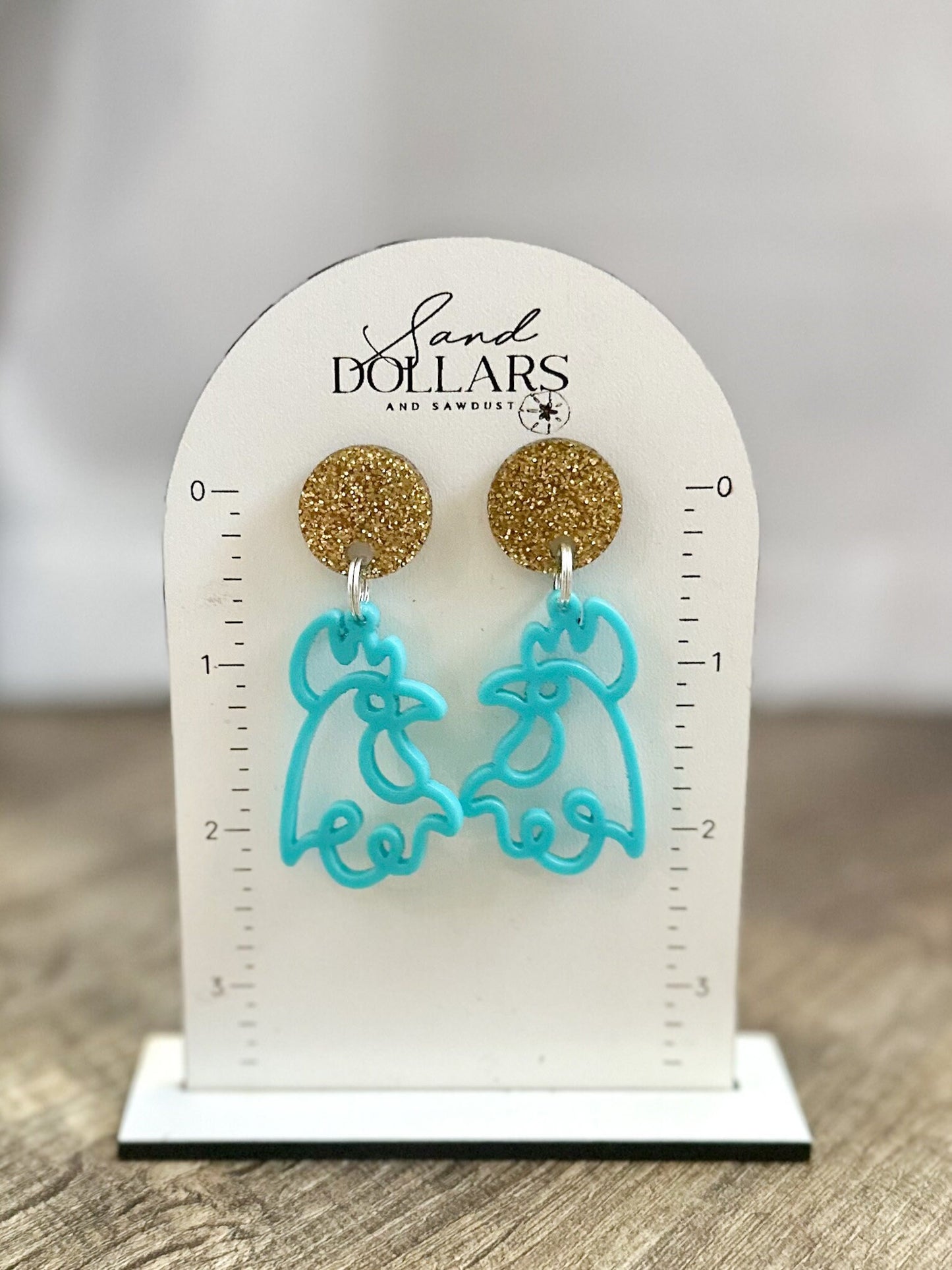 Coastal Carolina Chanticleer Gameday Earrings