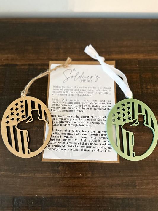 Soldiers Salute Acrylic Ornament